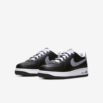 Nike Air Force 1 LV8 - Nagyobb Gyerek Utcai Cipő - Fekete/Fehér/Szürke